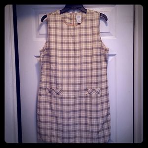 Gap plaid check dress